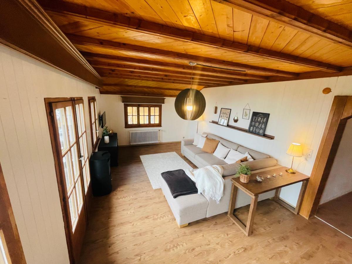 4 Personnes Avec Sauna Apartamento Leysin